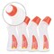 Universal 2.2 oz. Envelope Moistener with Adhesive Bottle - Clear (4/Pack)